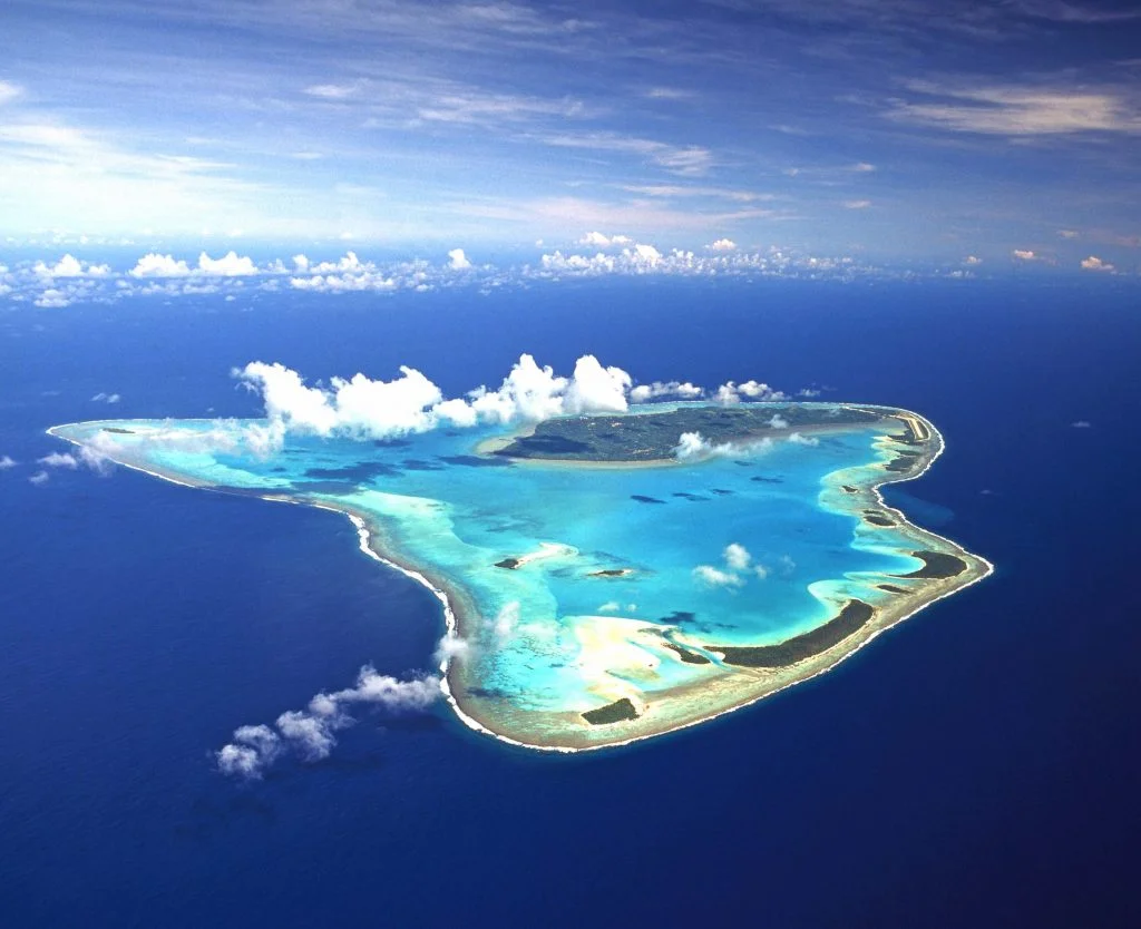 Aitutaki: Aireal photograph