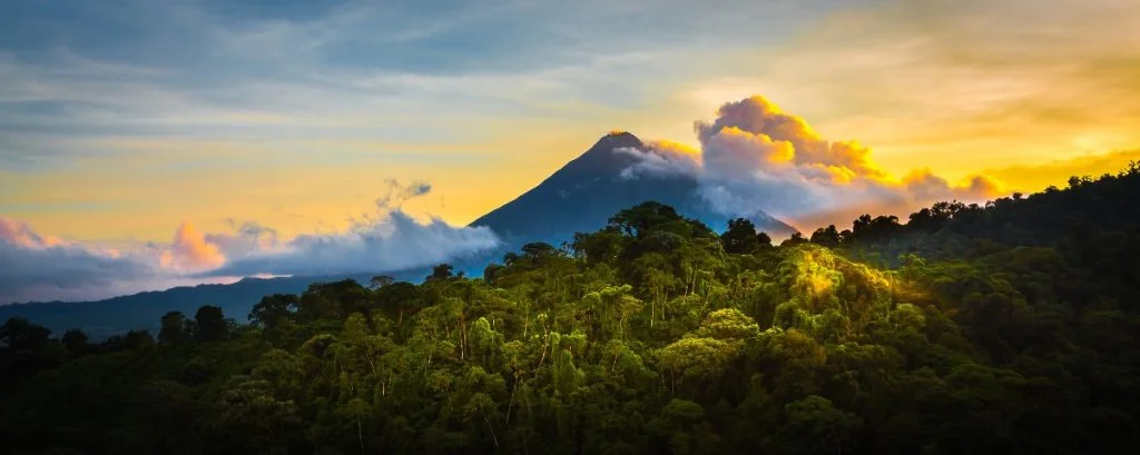 Arenal Volcano in the Mist