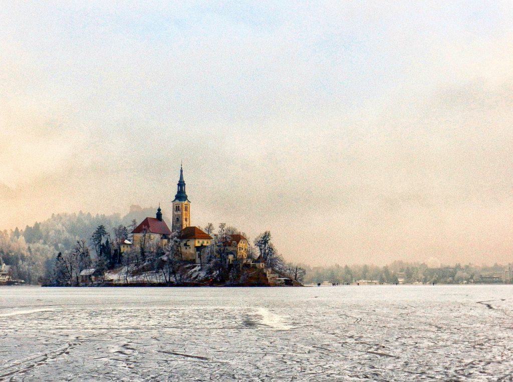 Lake Bled in Winter