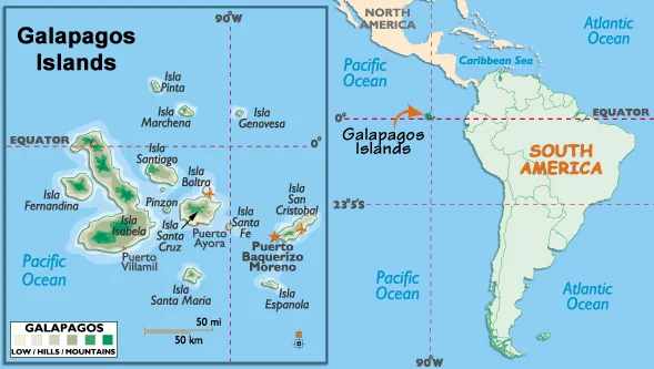 Galapagos Islands Map