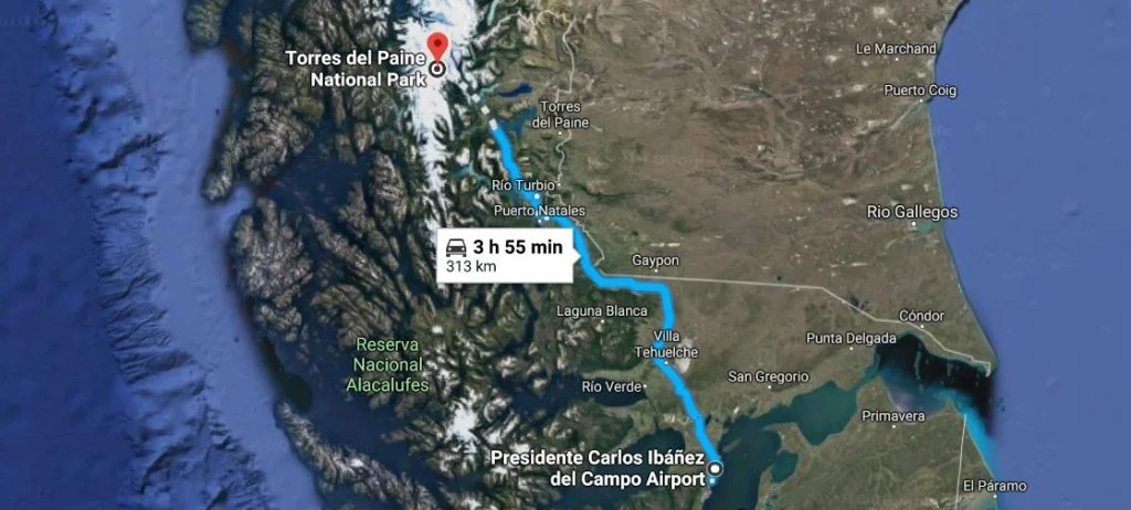 How to get to Torres Paine National Park by road