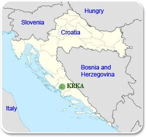 Krka National Park Map