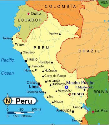 Machu Picchu Map