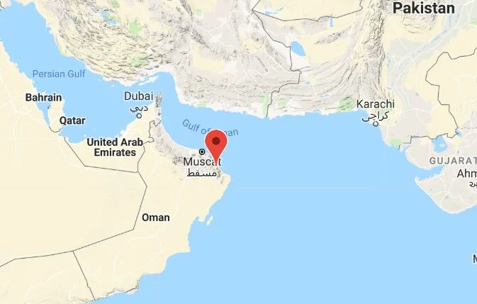 Map of Majlis al Jinn Cave