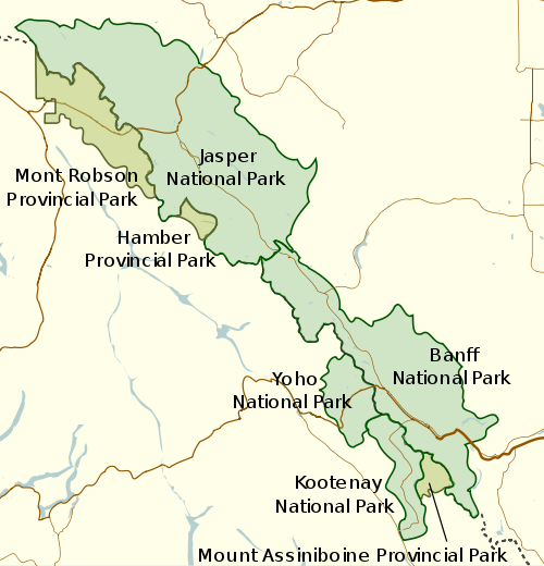 Mount Assiniboine Map