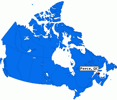 Perce Rock Map