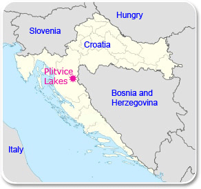 Plitvice Lakes Map