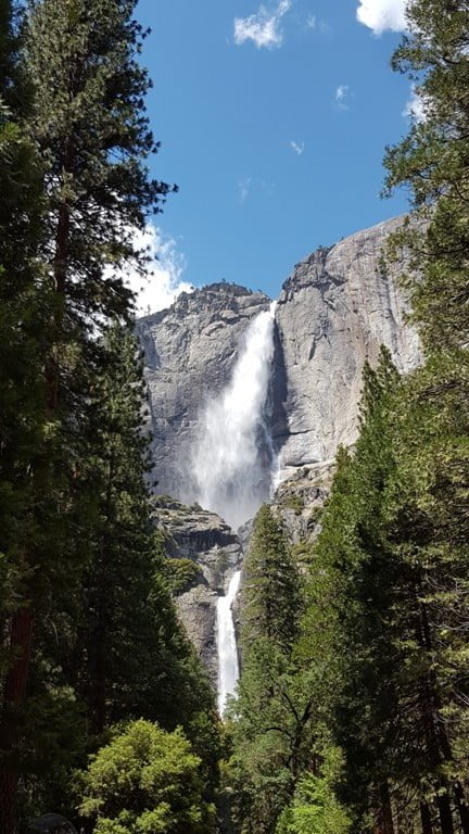 Yosemite Upper and Lower Falls