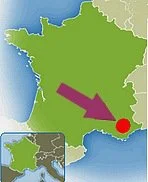 Verdon Gorge Location Map