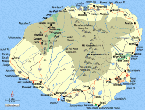 Waimea Canyon Map