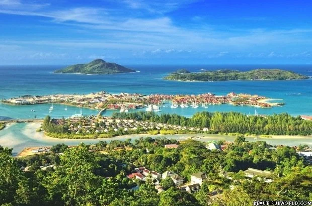 Eden Island Seychelles, Aerial View