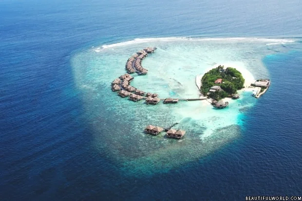 Small Island Resort in the Maldives