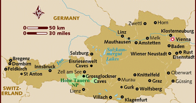Eisriesenwelt Cave Location Map