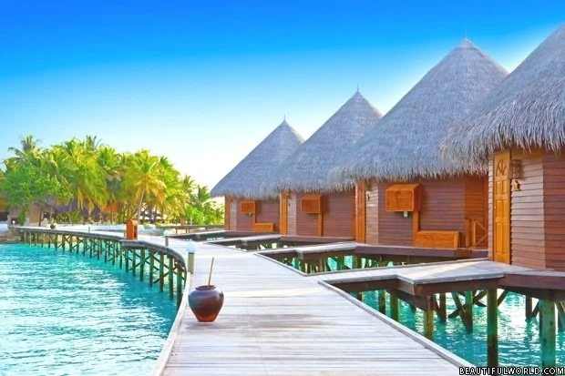 Water Bungalows in the Maldives