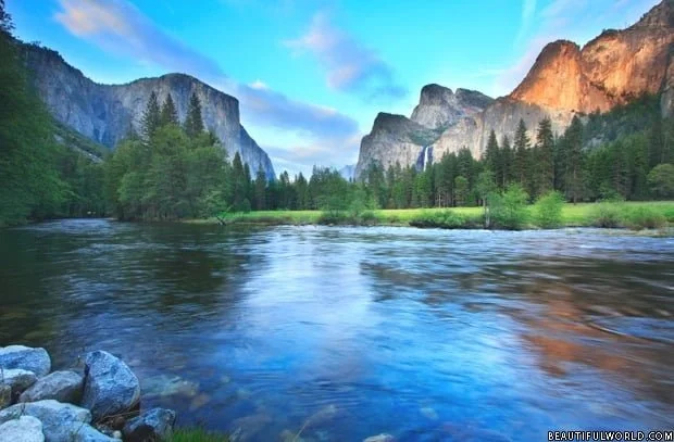 El Capitan and Cathedral Rocks