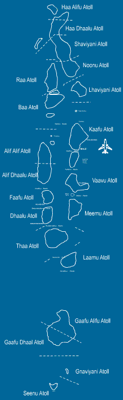 Maldives Atoll Map