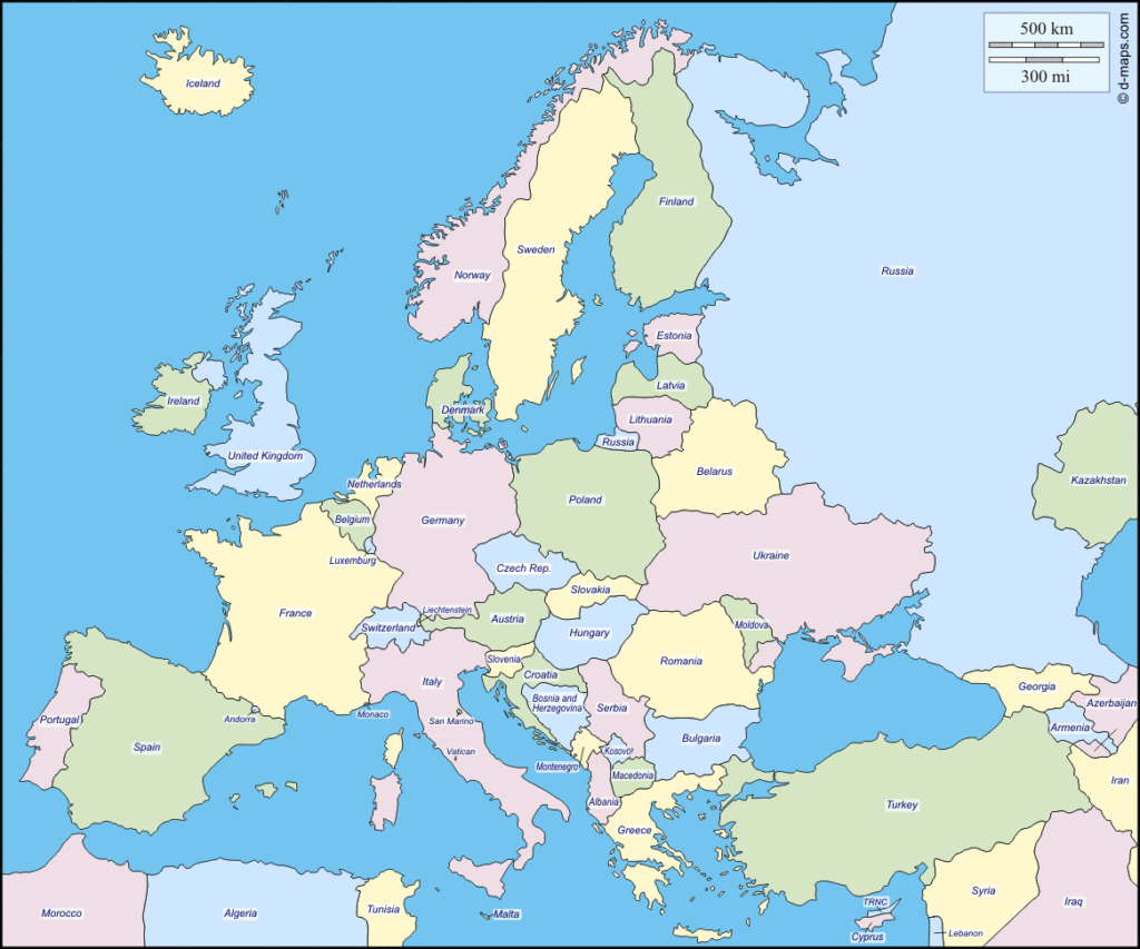 Map Of Europe