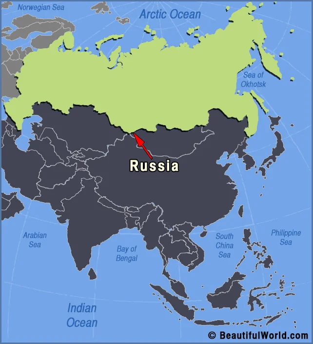 Map of Russia