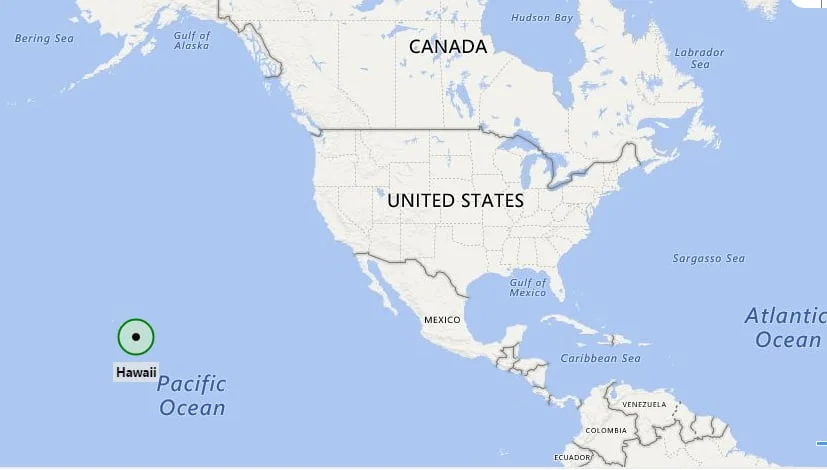 Hawaiian Islands, Pacific Ocean